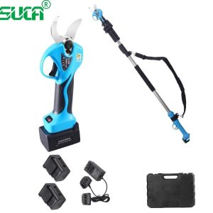 Suca SC 8608A LED Ekranlı Akülü Budama Makası + Uzatma Aparatı 38 mm